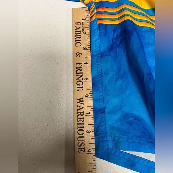 ZERO X POSUR BOYS ABOVE THE KNEE STRIPPED SHORTS SWIMMING TRUNKS. 
LARGE 14-16 - Picture 7 of 11